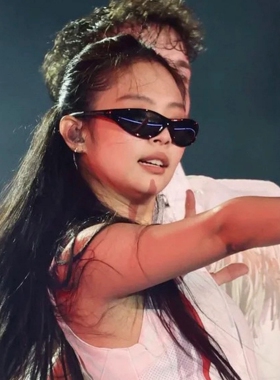 JENNIE同款墨镜女欧美复古个性小框太阳镜blackpink洛杉矶演唱会