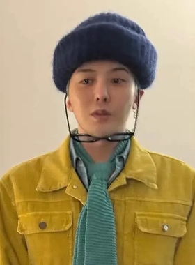 GD权志龙同款浅蓝色GM小框墨镜男2025新款高级感时尚潮流太阳眼镜