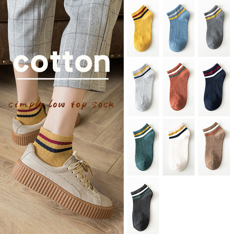 浅口ins潮女士纯棉低帮短筒女短袜 妮轻短袜