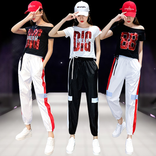 Vêtements de performance décontractés de style coréen pour étudiants Jazz Dance