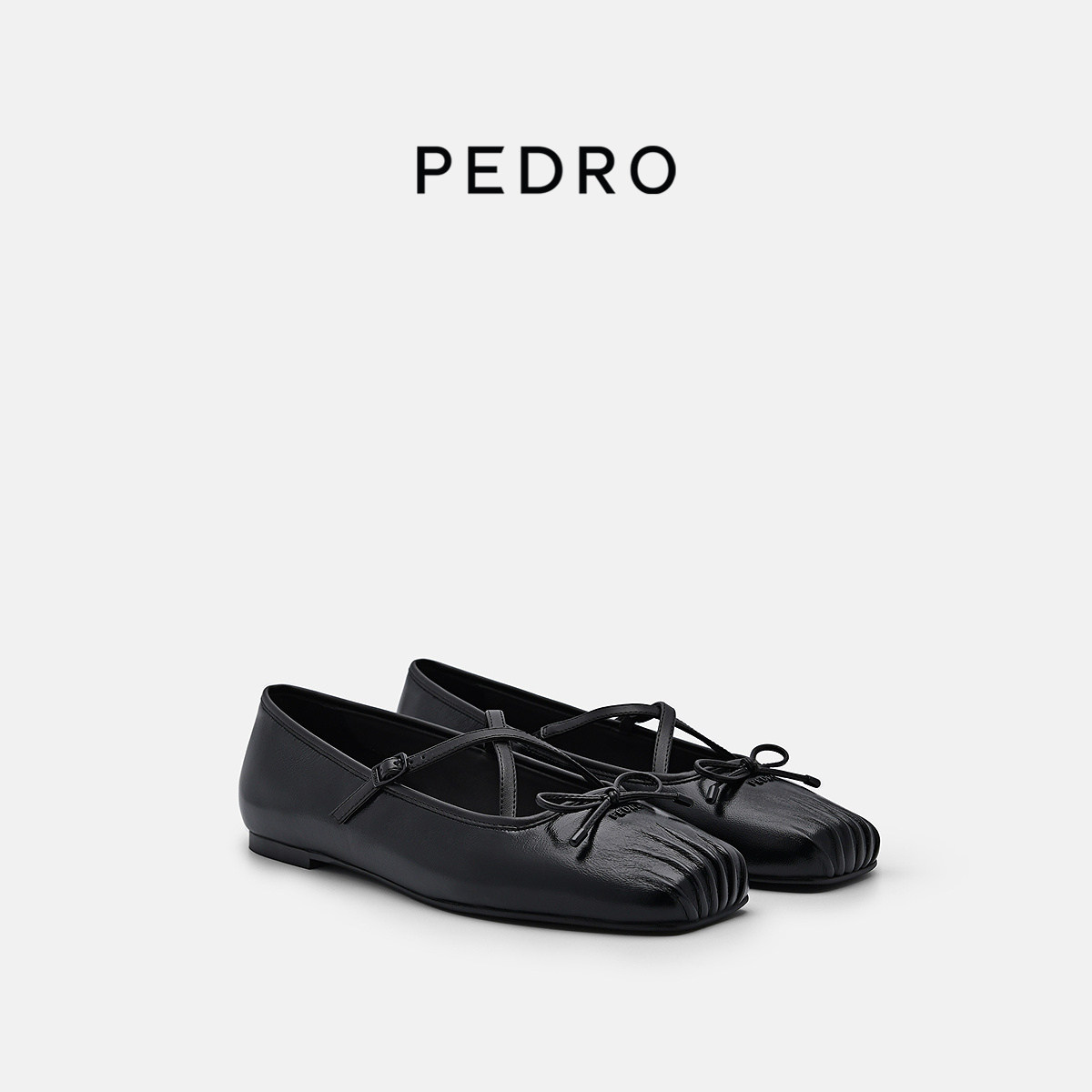 PEDRO羊皮芭蕾鞋25冬季新款女鞋玛丽珍鞋单鞋PW1-66480114,淘宝优惠券,粉丝福利购,淘宝优惠卷