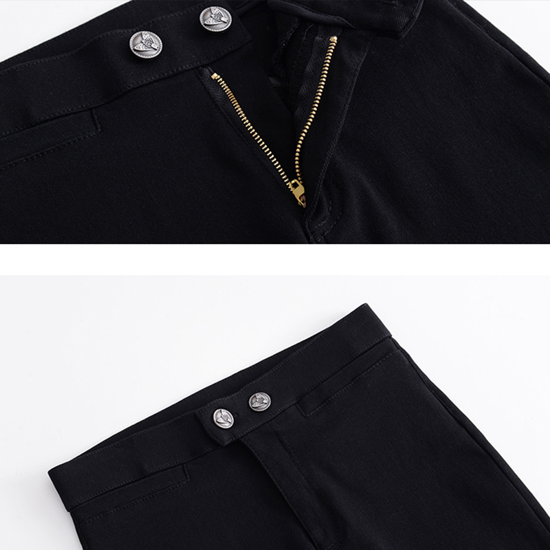 秋冬黑色加绒外穿显瘦胖mm打底裤 婀妮芭芭打底裤