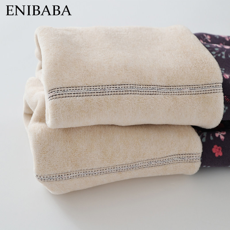 冬季女士老年大码碎花加绒加厚中老年保暖裤打底裤羊羔绒秋裤棉裤,淘宝优惠券,粉丝福利购,淘宝优惠卷