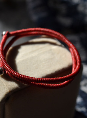 红绳手镯本命年民族风编织手绳