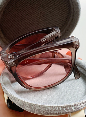 偏光折叠太阳镜防晒防紫外线可配近视开车墨镜司机大框大脸显脸小