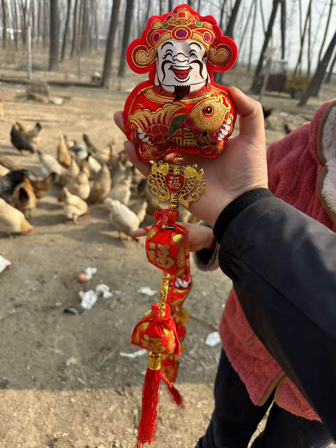 【抱鱼财神】一对送挂钩,淘宝优惠券,粉丝福利购,淘宝优惠卷