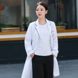 半永久 Белый халат, униформа медсестры для работы, в корейском стиле, делается под заказ