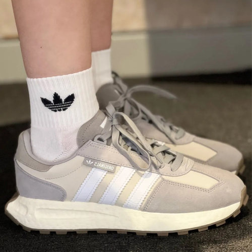 adidas阿迪达斯三叶草RETROPY E5男女低帮防滑运动休闲鞋GY9922 - 图1