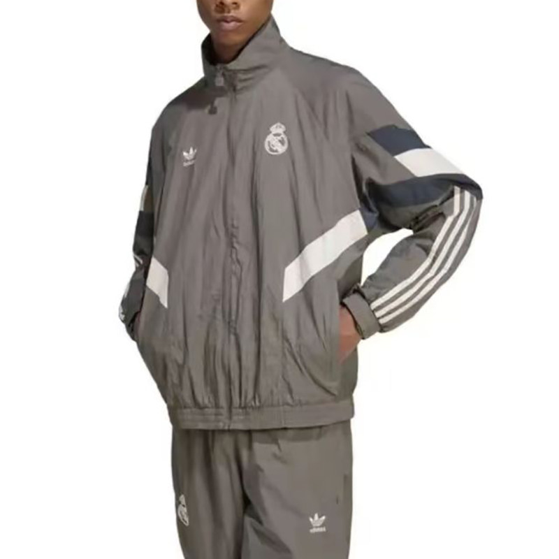 Adidas/阿迪达斯男子梭织立领宽松舒适运动休闲夹克外套IS6525,淘宝优惠券,粉丝福利购,淘宝优惠卷