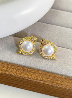 2025年新款欧美时尚蛇形珍珠项链