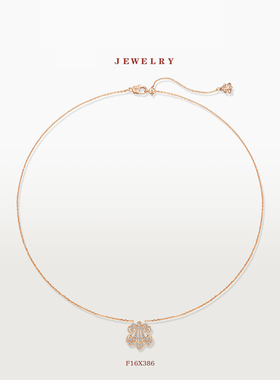 【赤蔷金卷】鸢尾花项链轻奢