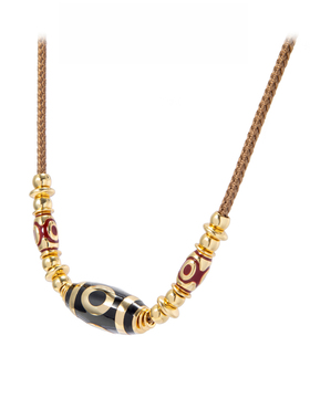 【单眼天珠】编绳新中式轻奢项链