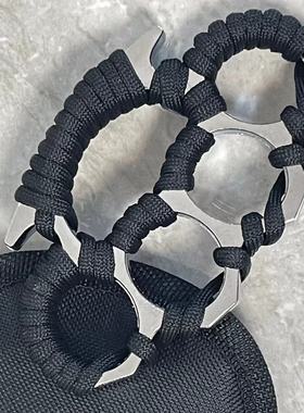 暗区突围四指指扣加厚拳扣铁拳头防狼防身多功能破窗戒指合法武器