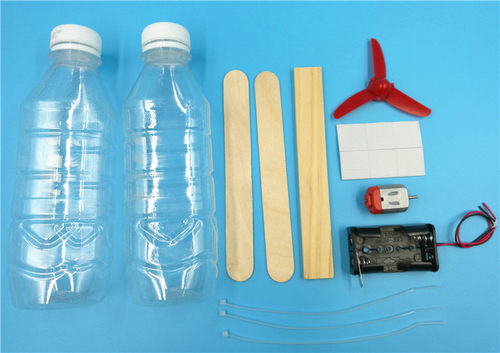 科技小制作小发明diy电动风力小船小学生科学实验益智自制小快艇 - 图2