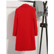 Red New Year plus cotton thickened wedding woolen coat