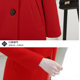 Red New Year plus cotton thickened wedding woolen coat