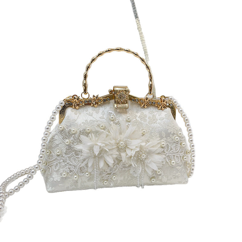 珍珠绣花手提包旗袍宴会手拿包链条包绣珠包单肩包珍珠链条包,淘宝优惠券,粉丝福利购,淘宝优惠卷