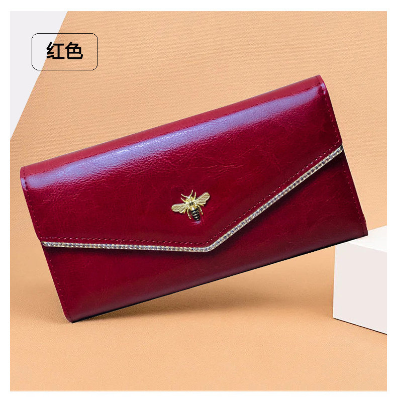 亚马逊跨境热销真皮手拿包女士钱包多功能多卡位大容量牛皮钱夹潮,淘宝优惠券,粉丝福利购,淘宝优惠卷