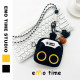 Emo ຕົ້ນສະບັບນ້ອຍສີດໍາ cat ຖົງພົກພາ coin purse portable students all-match trendy brand headphones sundries shopping bag