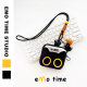 Emo ຕົ້ນສະບັບນ້ອຍສີດໍາ cat ຖົງພົກພາ coin purse portable students all-match trendy brand headphones sundries shopping bag