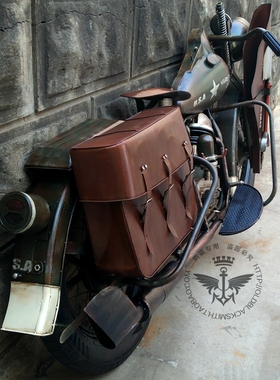 仿真复古怀旧风酒吧摩托车模型