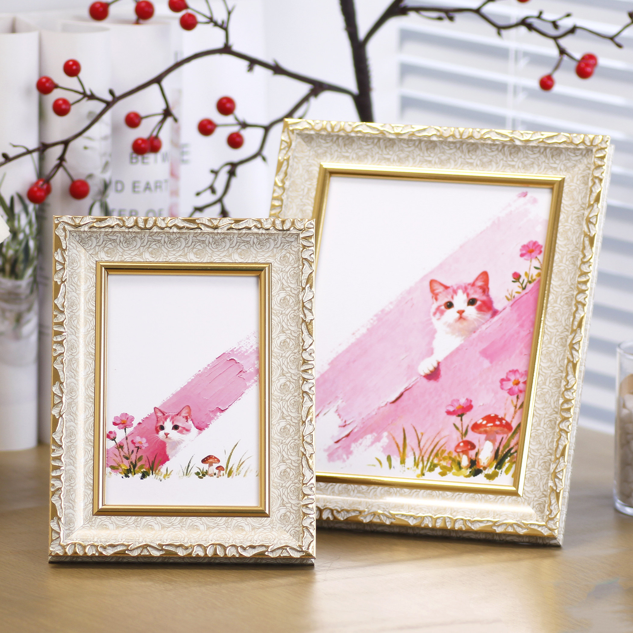 【量大优惠】洗照片做成相框摆台高级感PS摆件5寸6寸7寸8挂墙画框