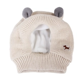 Шерстяная удерживающая тепло флисовая демисезонная ветрозащитная шапка, увеличенная толщина