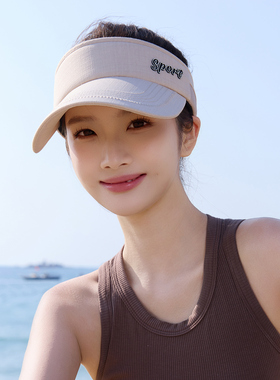 夏季女空顶防晒遮阳帽