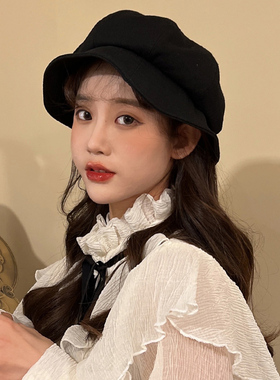 渔夫帽出游甜美可爱女春秋季小沿