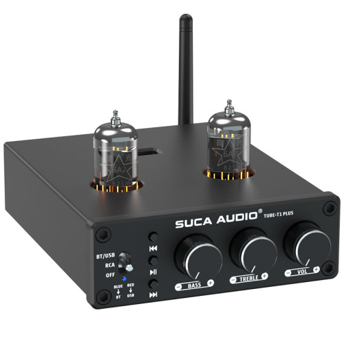 声优创T1 PLUS发烧级胆前级USB蓝牙HiFi无损胆机电子管前置功放机 - 图3