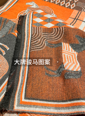 秋冬流苏欧美女格子围巾披肩保暖