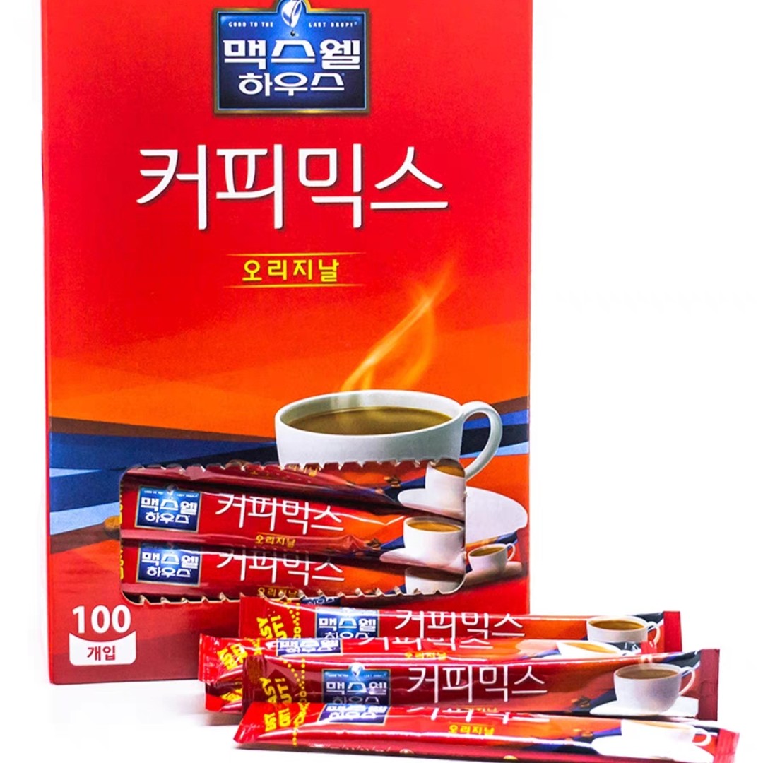 韩国咖啡进口东西麦斯威尔咖啡100条麦馨三合一速溶咖啡提神学生,淘宝优惠券,粉丝福利购,淘宝优惠卷