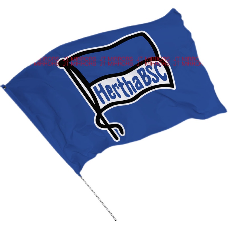 德甲联赛柏林赫塔足球俱乐部球队周边应援队旗Hertha BSC flag - 图1