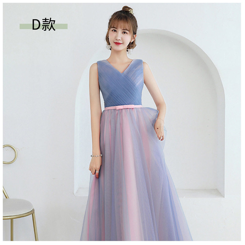 出租2024新款伴娘服姐妹团性感显瘦宴会端庄优雅演出小礼服仙气质