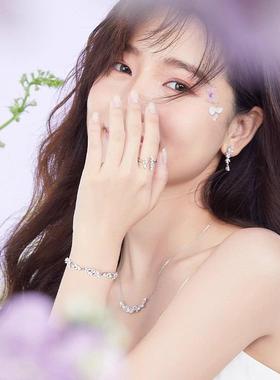 紫藤花微笑手链S925纯银圣诞礼物