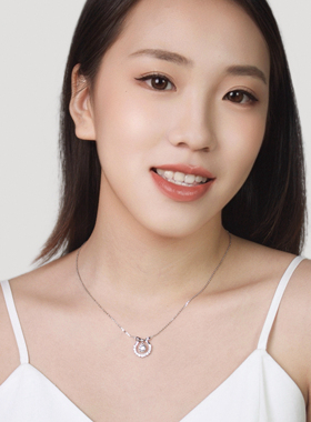 S999足银在逃公主气质甜美项链