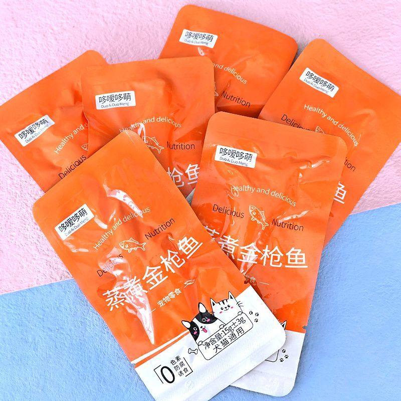 哆嗳哆萌蒸煮金枪鱼宠物零食鲜蒸鲣鱼条幼猫咪狗狗猫粮鱼肉湿粮包,淘宝优惠券,粉丝福利购,淘宝优惠卷