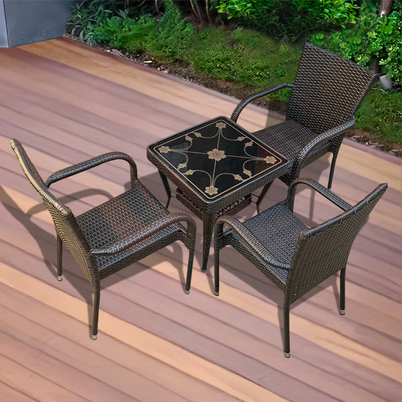 加宽加大卧室阳台休闲桌椅露台茶桌茶椅组合庭院藤椅桌五件套室外,淘宝优惠券,粉丝福利购,淘宝优惠卷