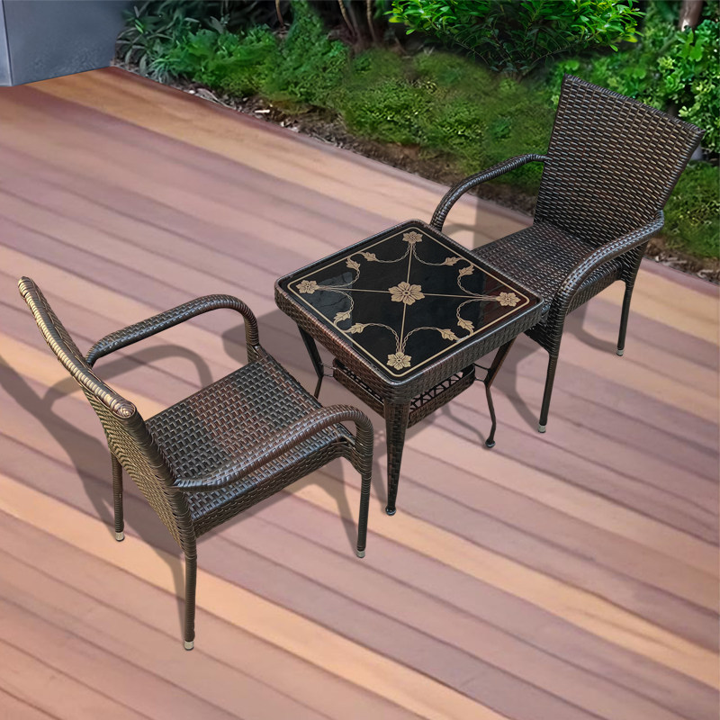 加宽加大卧室阳台休闲桌椅露台茶桌茶椅组合庭院藤椅桌五件套室外,淘宝优惠券,粉丝福利购,淘宝优惠卷