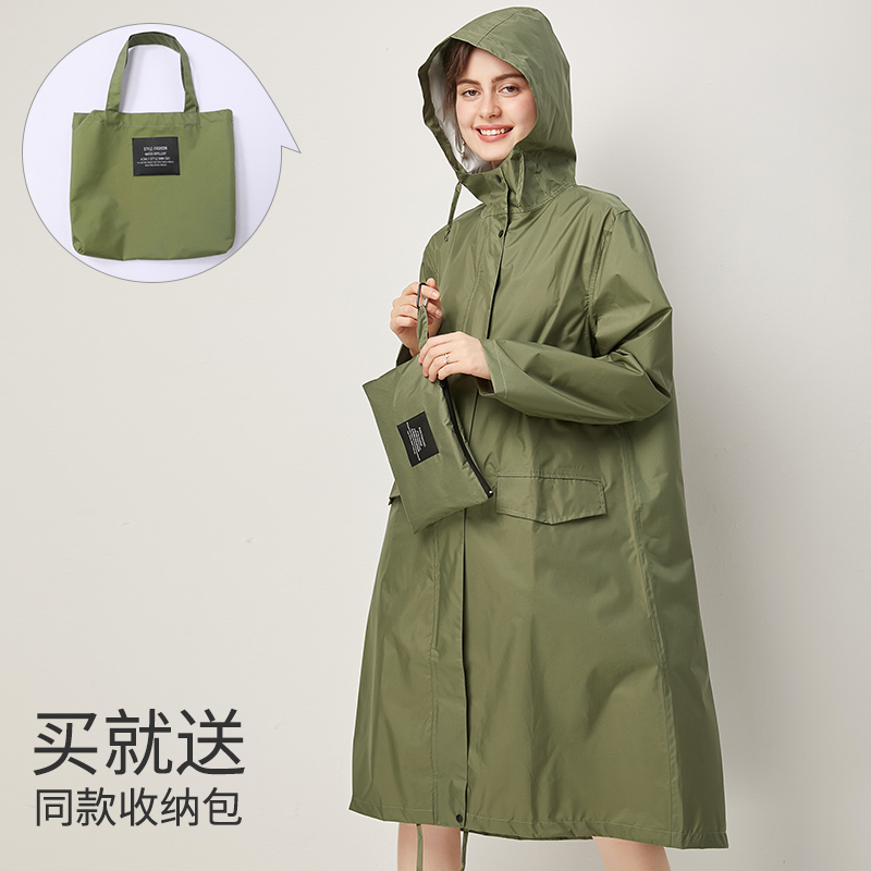 时尚成人男女式长款全身衣服式雨衣夏季旅游防雨风衣外套透气雨披