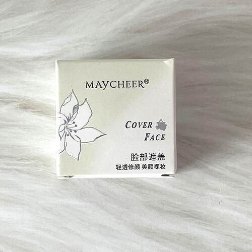 MAYCHEER丝柔焕采遮瑕粉底膏140自然色遮盖瑕疵裸妆底隔离粉底液 - 图1