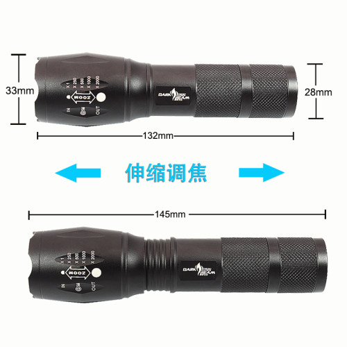自行车灯手电筒强光充电夜骑手电单车专用骑行前灯夜间超亮照明灯 - 图1