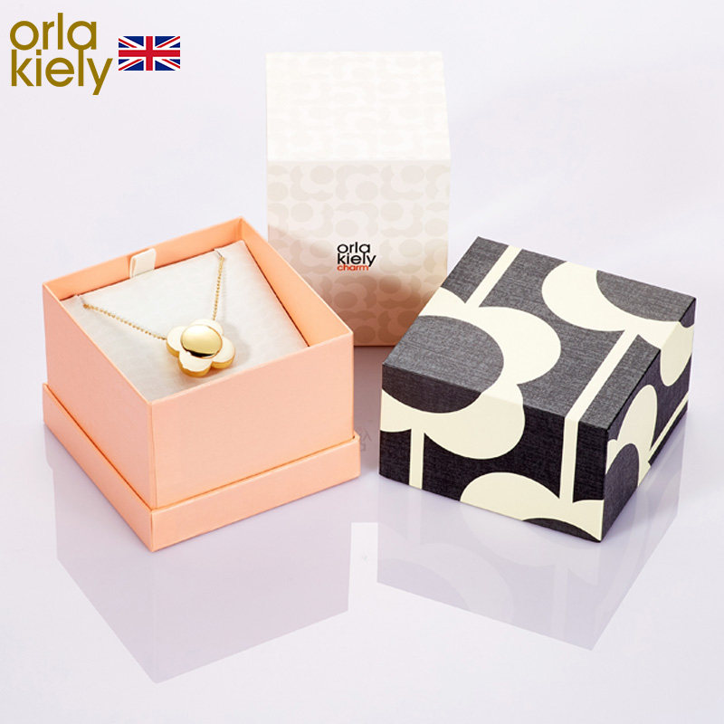 orla kiely英国特色奶油花镀锁骨链 orlakiely项链