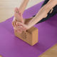 Amy Yoga Extra Hard Density Cork Solid Wood Yoga Bricks