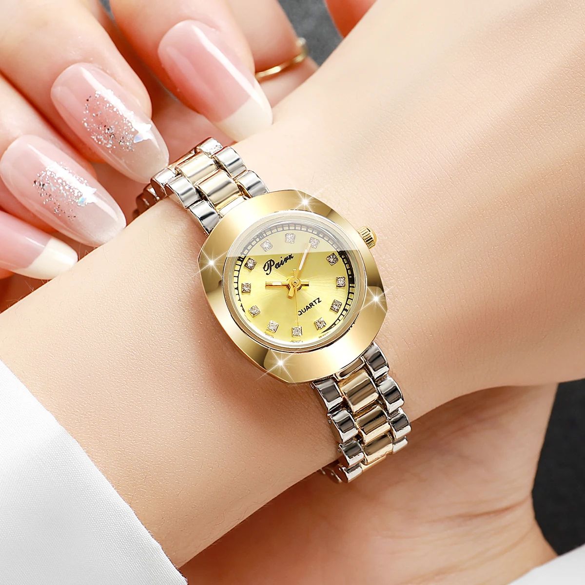 Luxury Diamond Women Watches Fashion Small Dial Ladies Quart - 图1