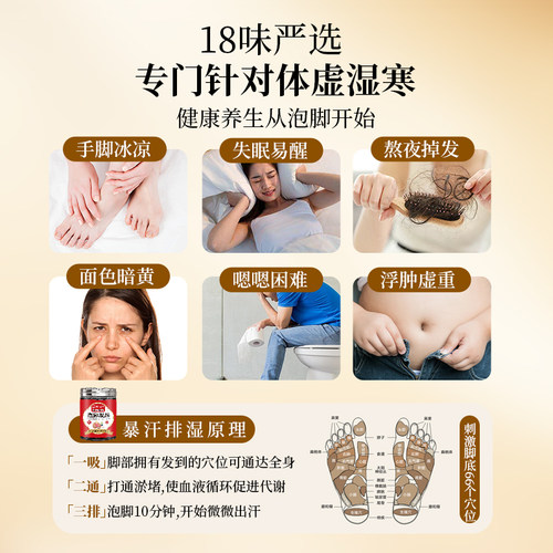 抖音同款】暴汗花椒艾草中药泡脚凝珠藏药红花祛湿寒爆汗泡脚包球 - 图0