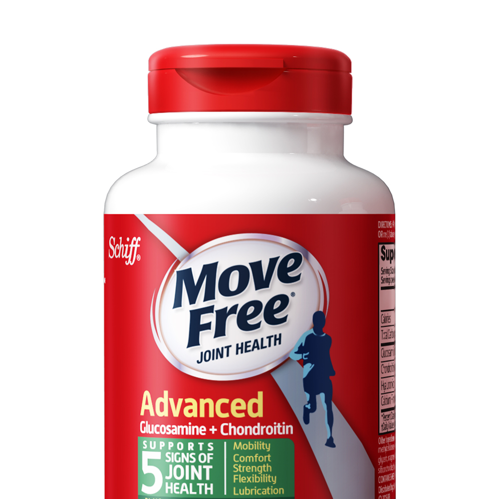 天猫国际进口超市【薇娅推荐】MoveFree益节氨糖维骨力软骨素加钙舒缓关节120粒1