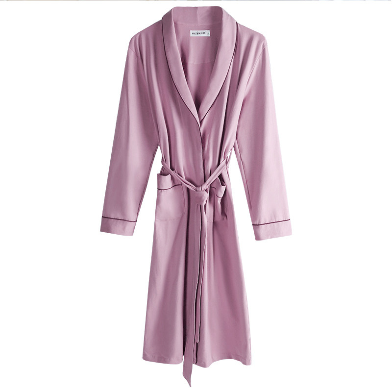 睡袍女春秋长款纯棉 琳密语睡袍/浴袍