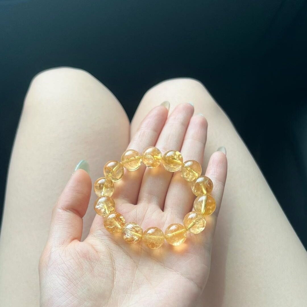 天然黄水晶手链招财转运旺事业柠檬黄阿塞手串送生日礼物情侣手链,淘宝优惠券,粉丝福利购,淘宝优惠卷