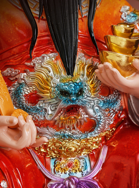 财神爷供奉神像店铺开业招财摆件